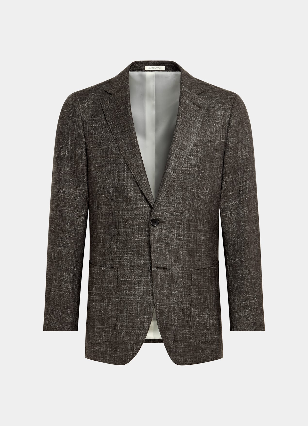 Costume trois pièces Havana coupe Tailored marron foncé