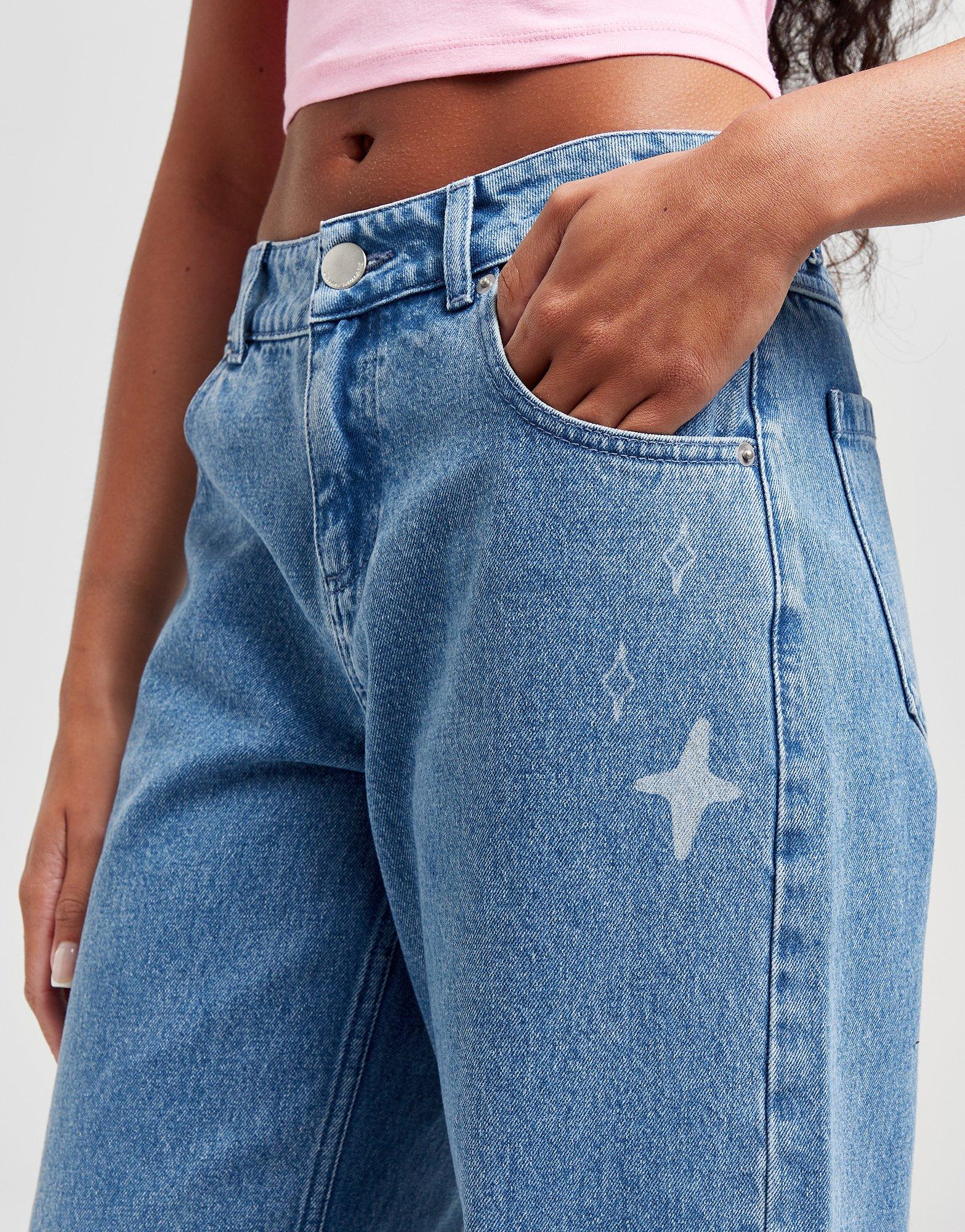 Unlike Humans Jean Drip Femme