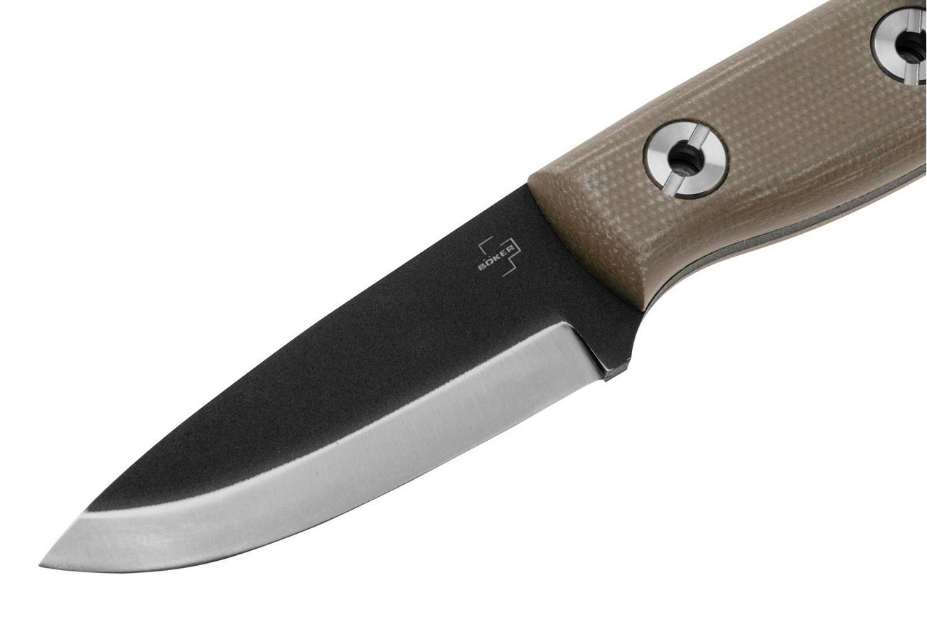 Böker Plus Vigtig 2.0 Micarta 02BO116 bushcraftmes, Dave Wenger design