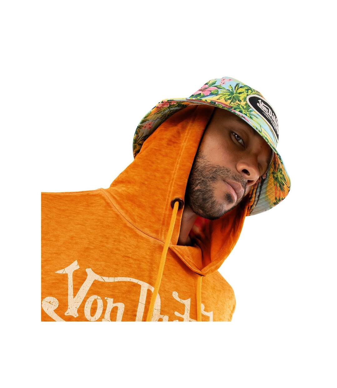 Sweat à capuche effet use Ryan en coton