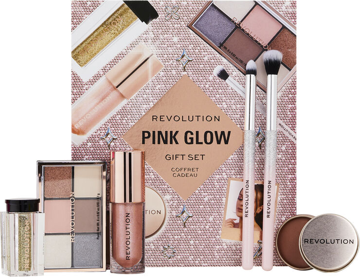 Revolution Pink Glow Get The Look Julegaveæske