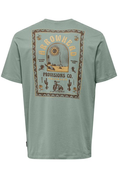 Only & Sons groene heren t-shirt