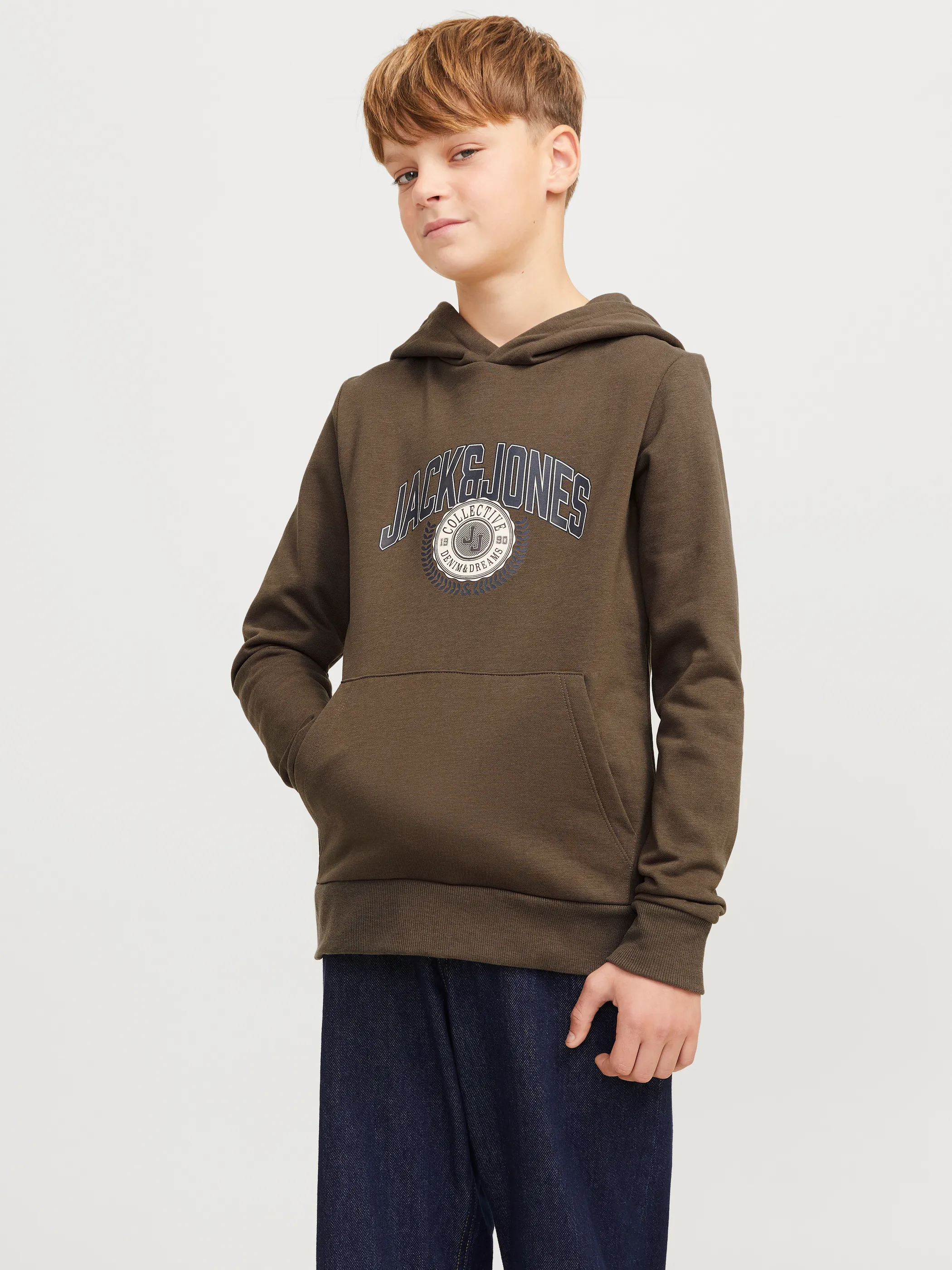Jack&Jones Junior JJKAM VARSITY BRANDIN Hoodie