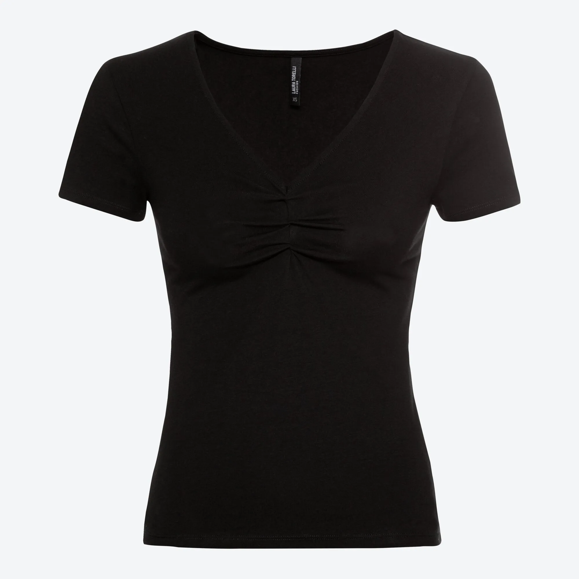 Damen-T-Shirt mit Raffung
