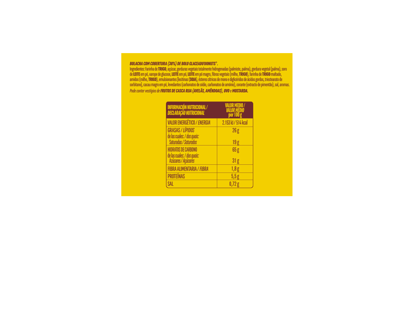 BOLACHAS DONUTS THINS 150 G
