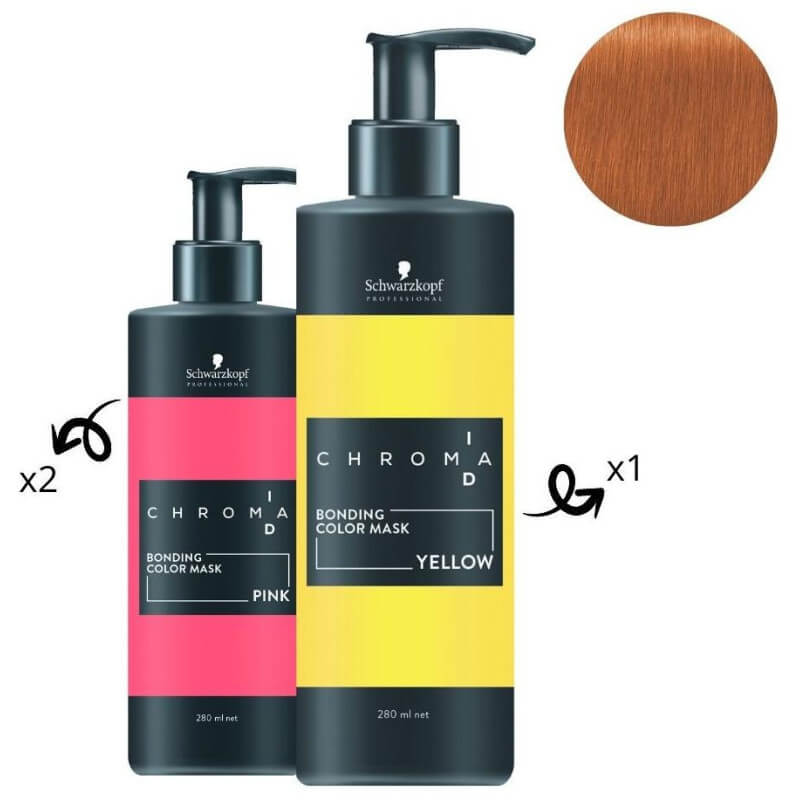 Masque nourrissant pigmenté jaune Chroma ID SCHWARZKOPF 280ML