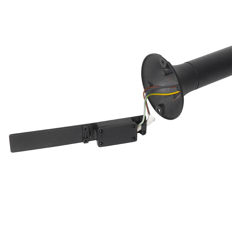 Modern buiten paaltje zwart 60 cm IP44 verstelbaar - Ciara