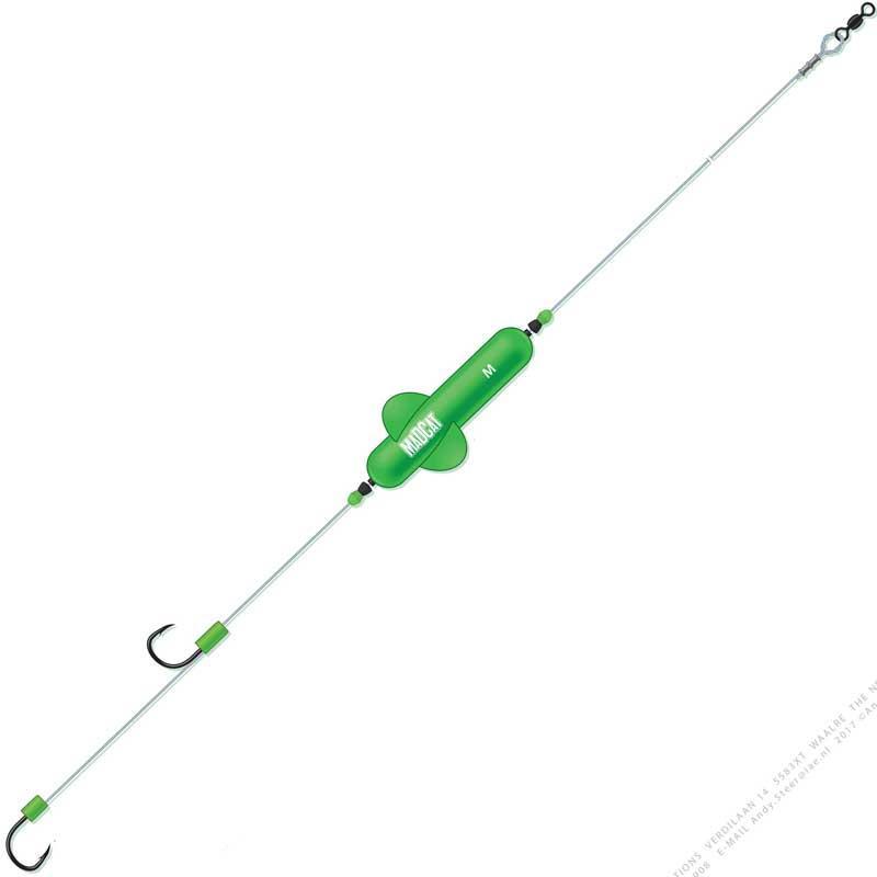 Bas De Ligne Madcat Screaming Basic River Rigs “Worm & Squid”