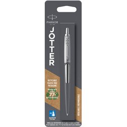 Stylo à bille JOTTER Acier C.T., carte blister