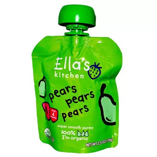 Ella's Kitchen Pære 4  mdr. Ø - 70 g.