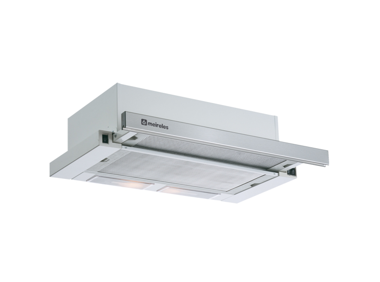 EXAUSTOR GAVETA MEIRELES 161 X E 425M3/H 60CM INOX