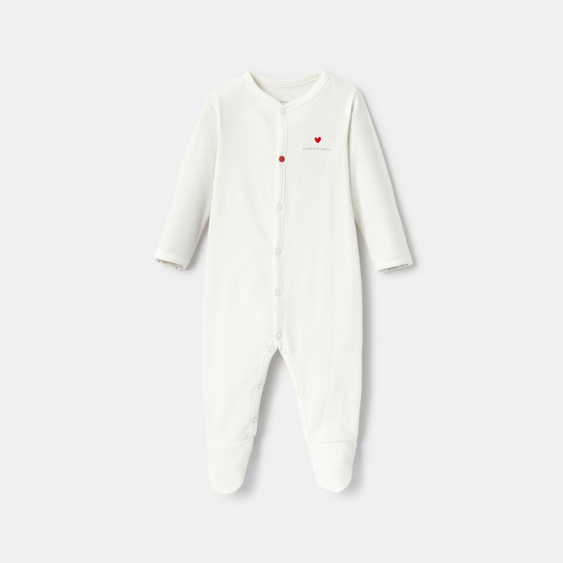 Dors-bien en coton nid d’abeille blanc naissance Absorba