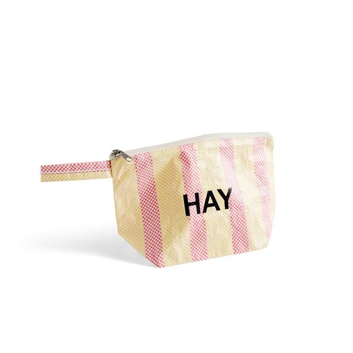 HAY Candy Stripe Vaskepose, Rød/ Gul