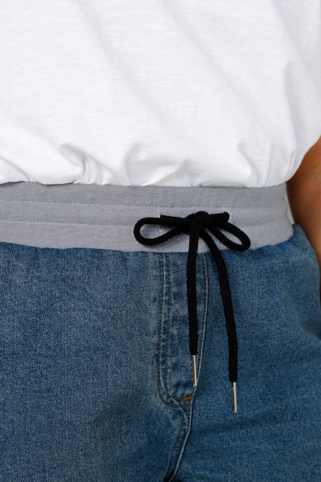 Joggpants, Slim Fit, Jersey-Rückseite, Elastikbund