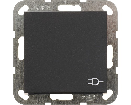 Gira 4454 28 stopcontact met klapdeksel E2/Event antraciet