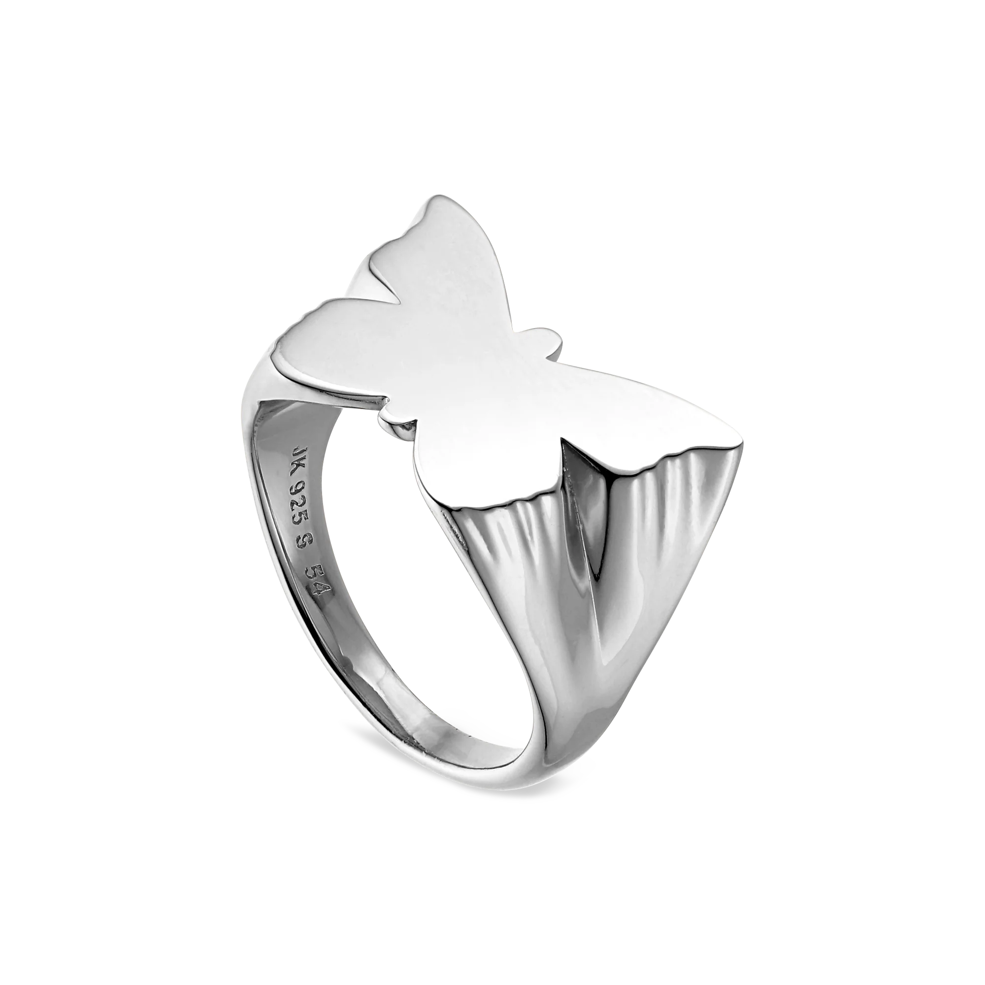 Jane Kønig  Butterfly Signet ring - sølv
