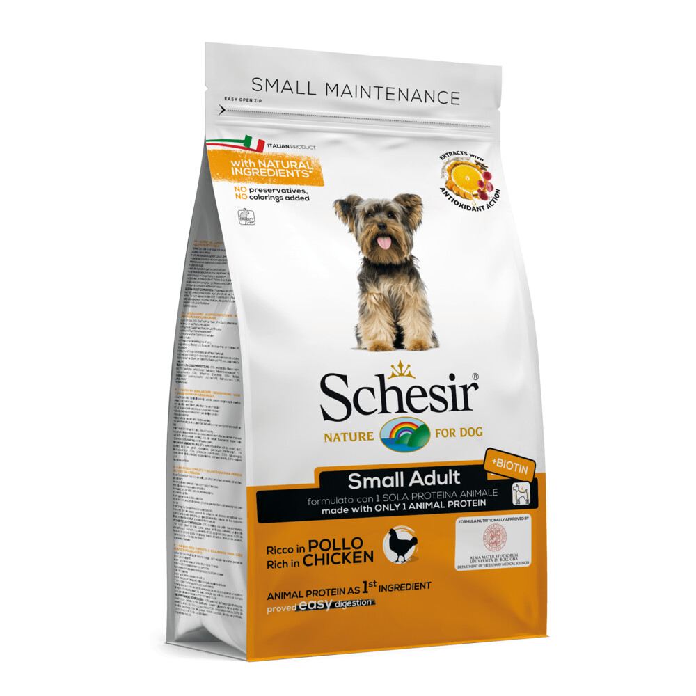 Schesir Hondenvoer Dry Small Kip800 gr