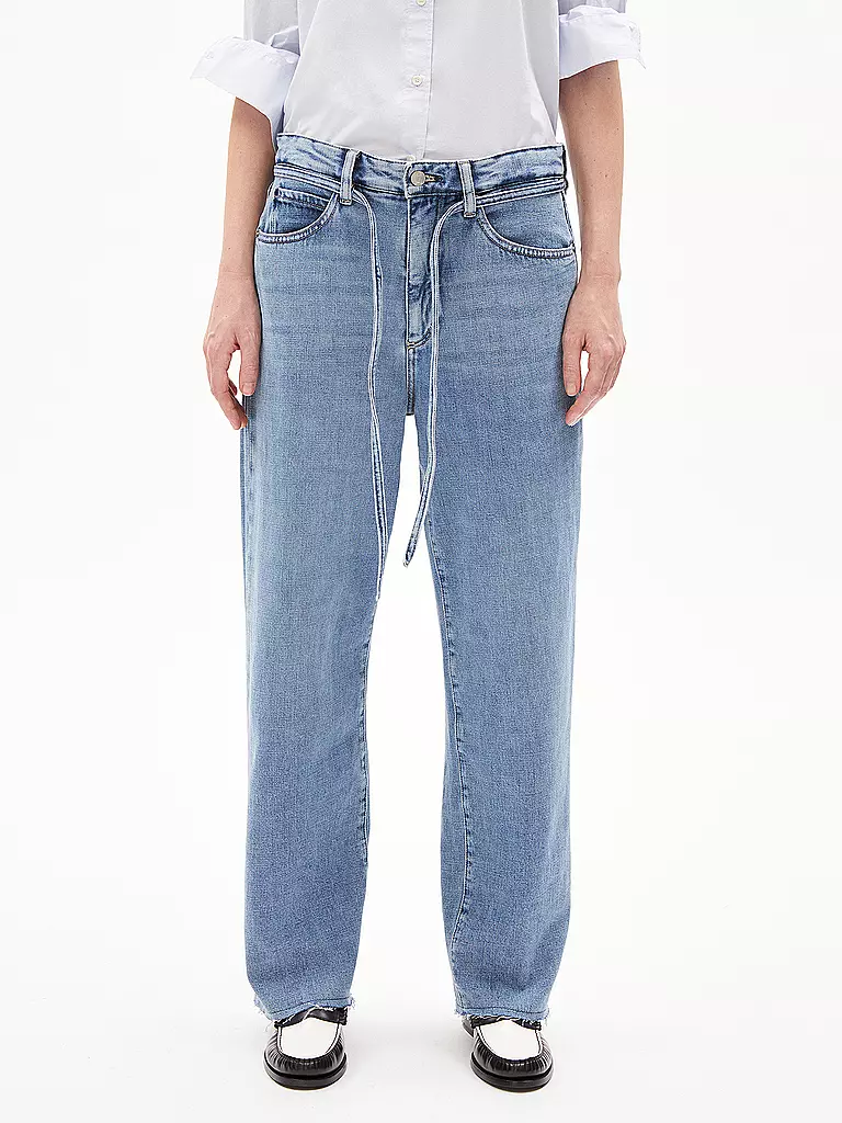 ARMEDANGELS Jeans Wide Leg HAAYI hellblau