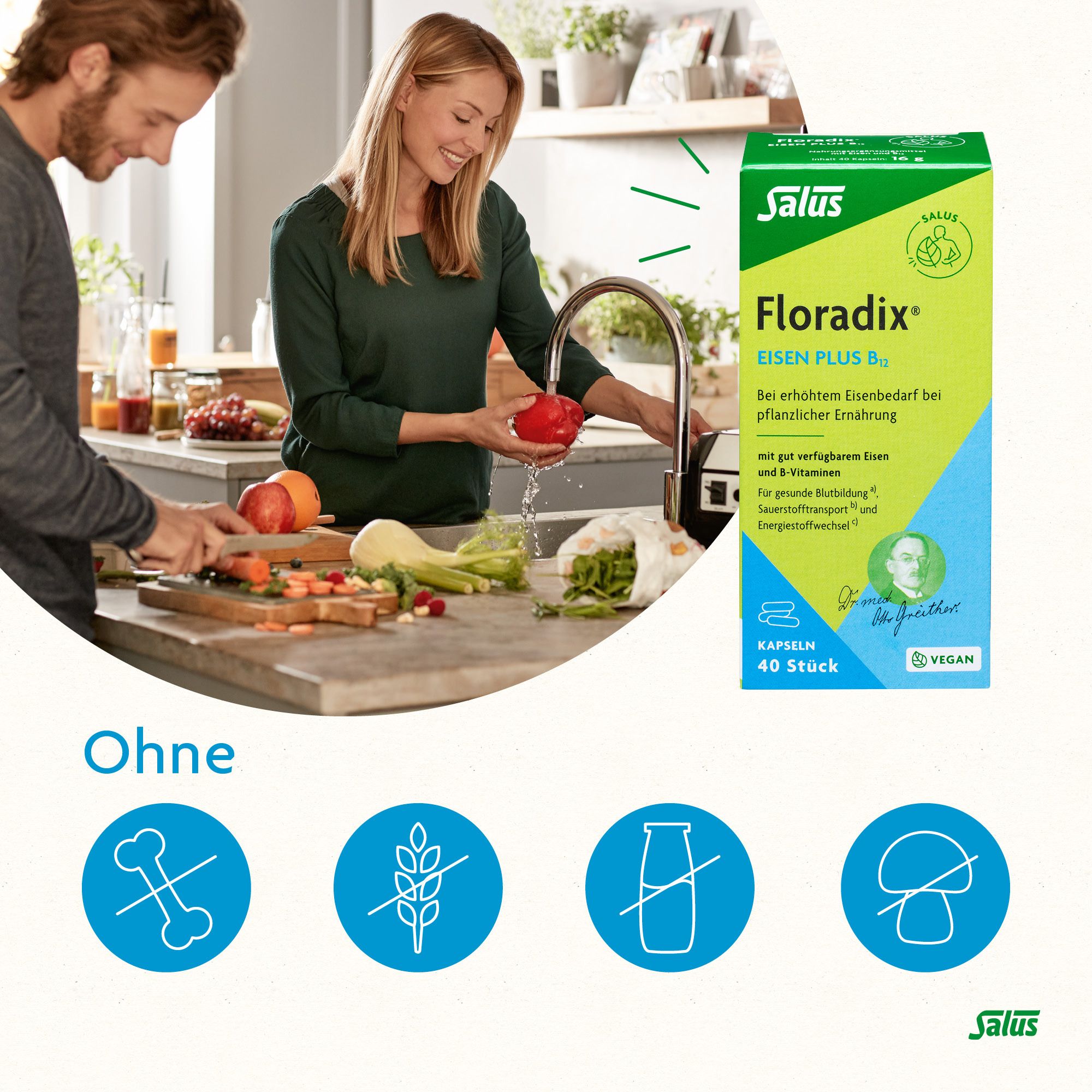 Salus® Floradix® Eisen plus B12 vegan