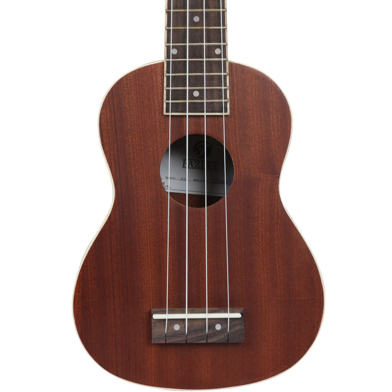 Fazley K21-W sopraan ukelele naturel