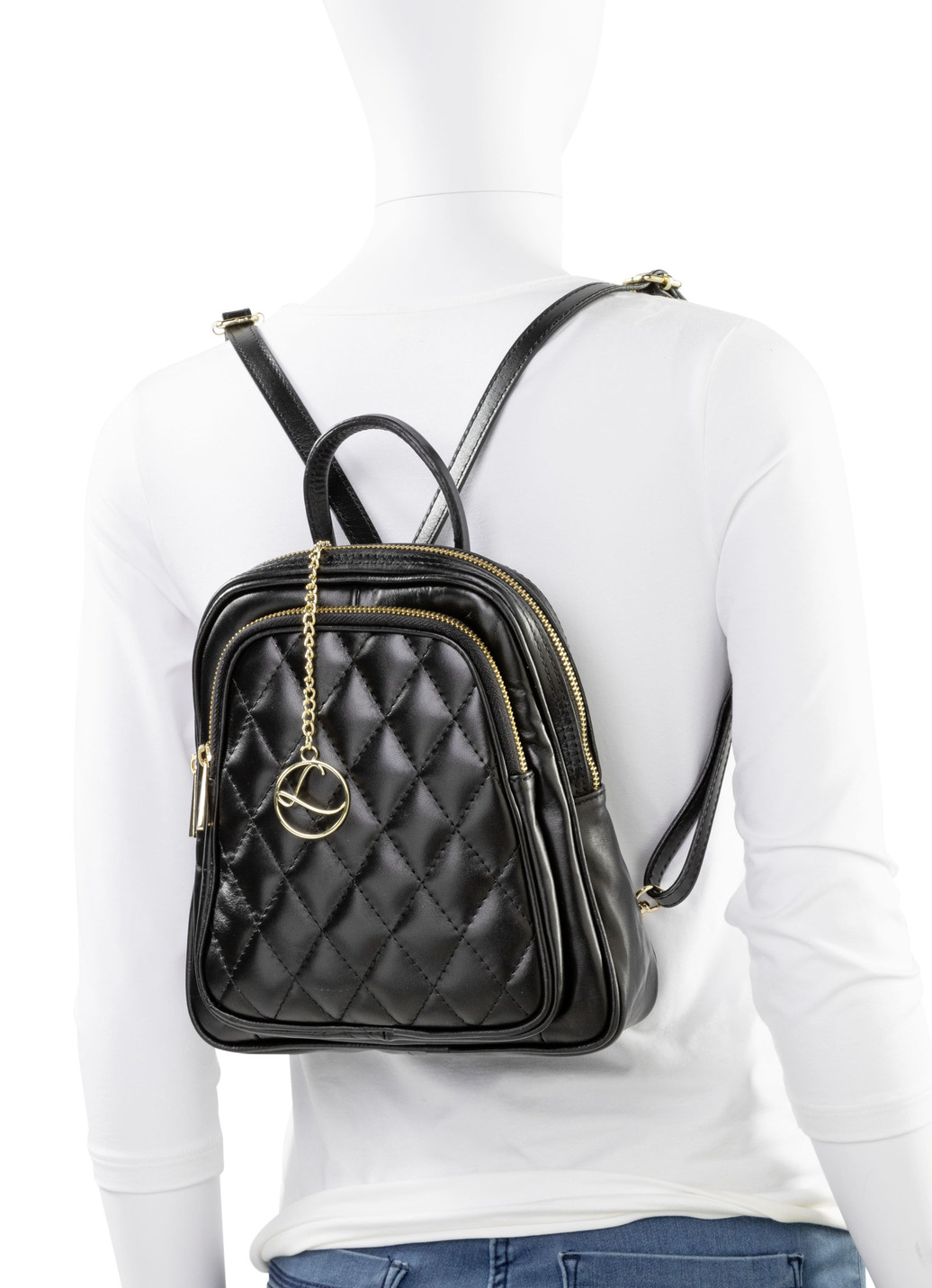 Laurina Kalbleder-Rucksack in angesagtem Dessin