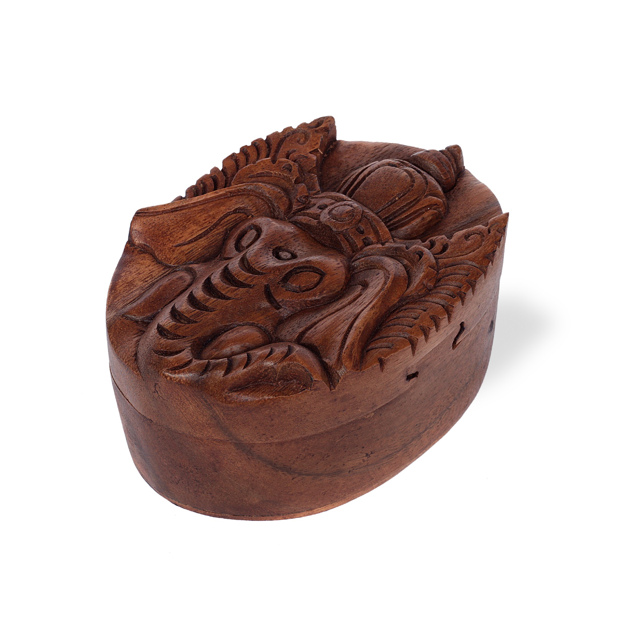 Secret Box 'Ganesha', natur, T 12 cm, B 9 cm, H 6,5 cm von fischer's lagerhaus