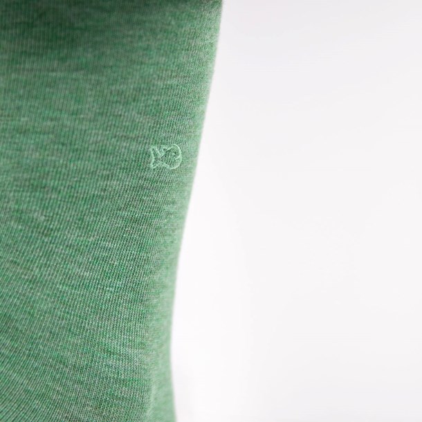 Chaussettes en bambou vert clair chiné