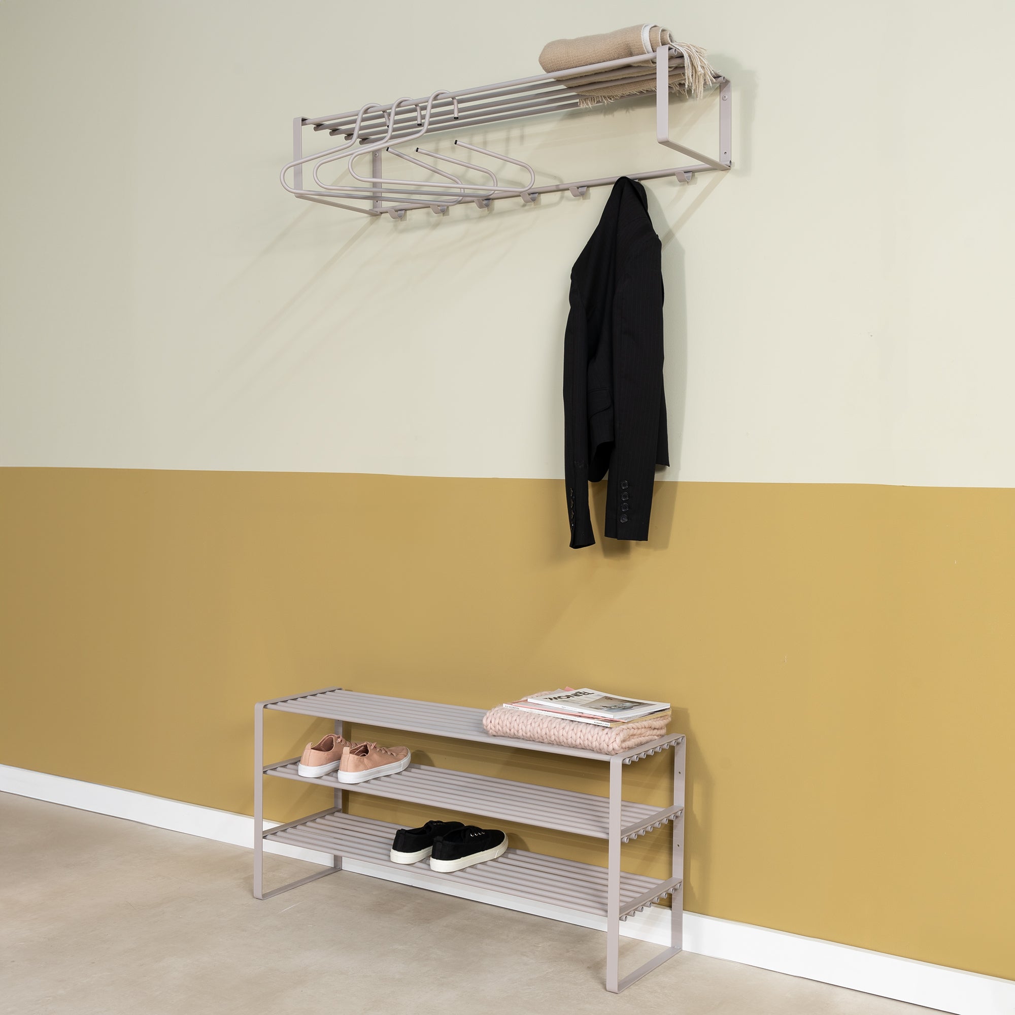 Spinder Design schoenenrek Rex SR 2 - Silky Taupe - 100 cm