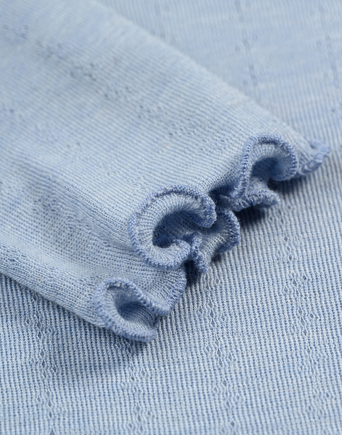Pointelle shirt van merinowol/zijde voor dames