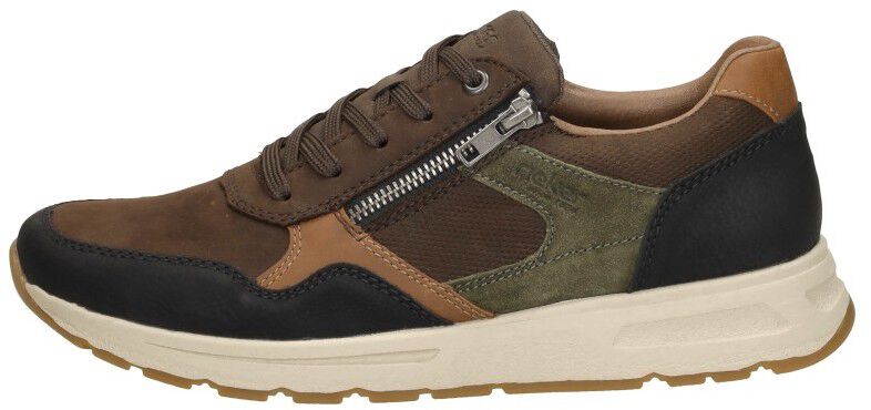 Rieker Sneakers Laag donkerbruin