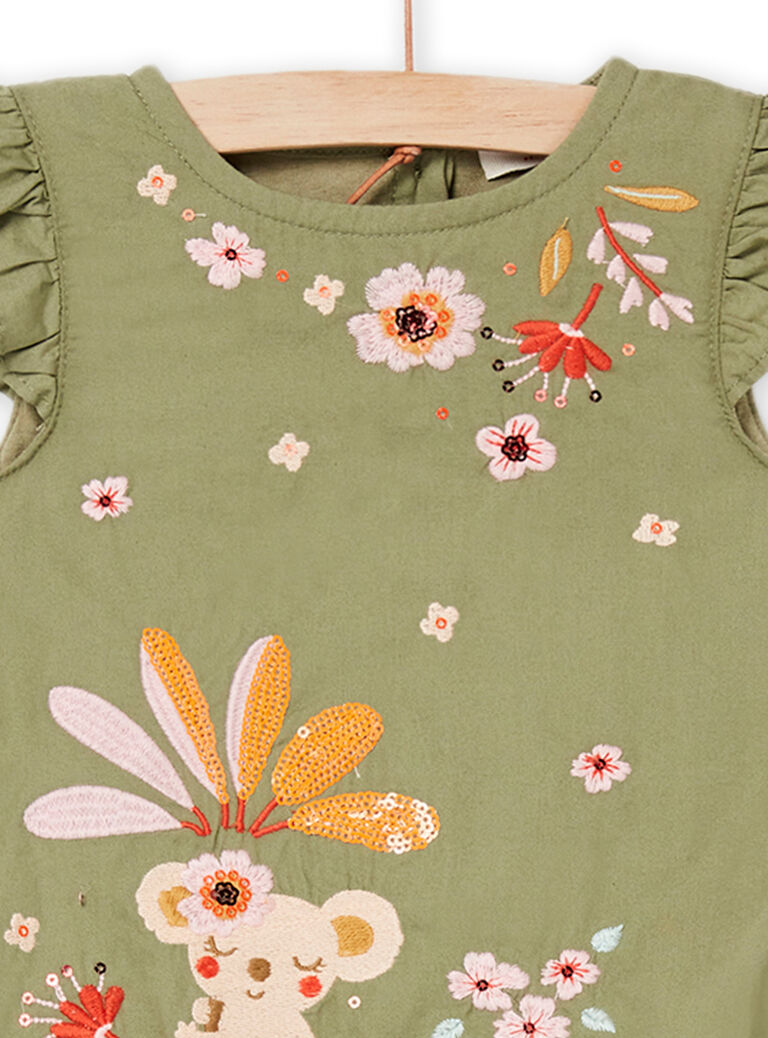 Robe bouffante à motifs koala et fantaisie