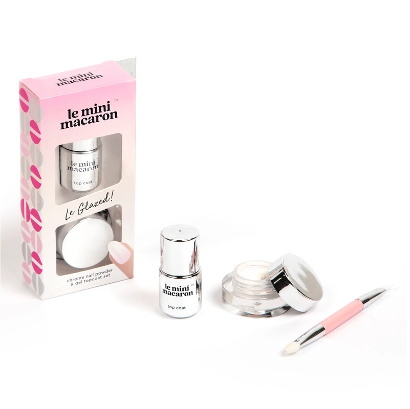 Le Mini Macaron Le Glazed Chrome Powder Set
