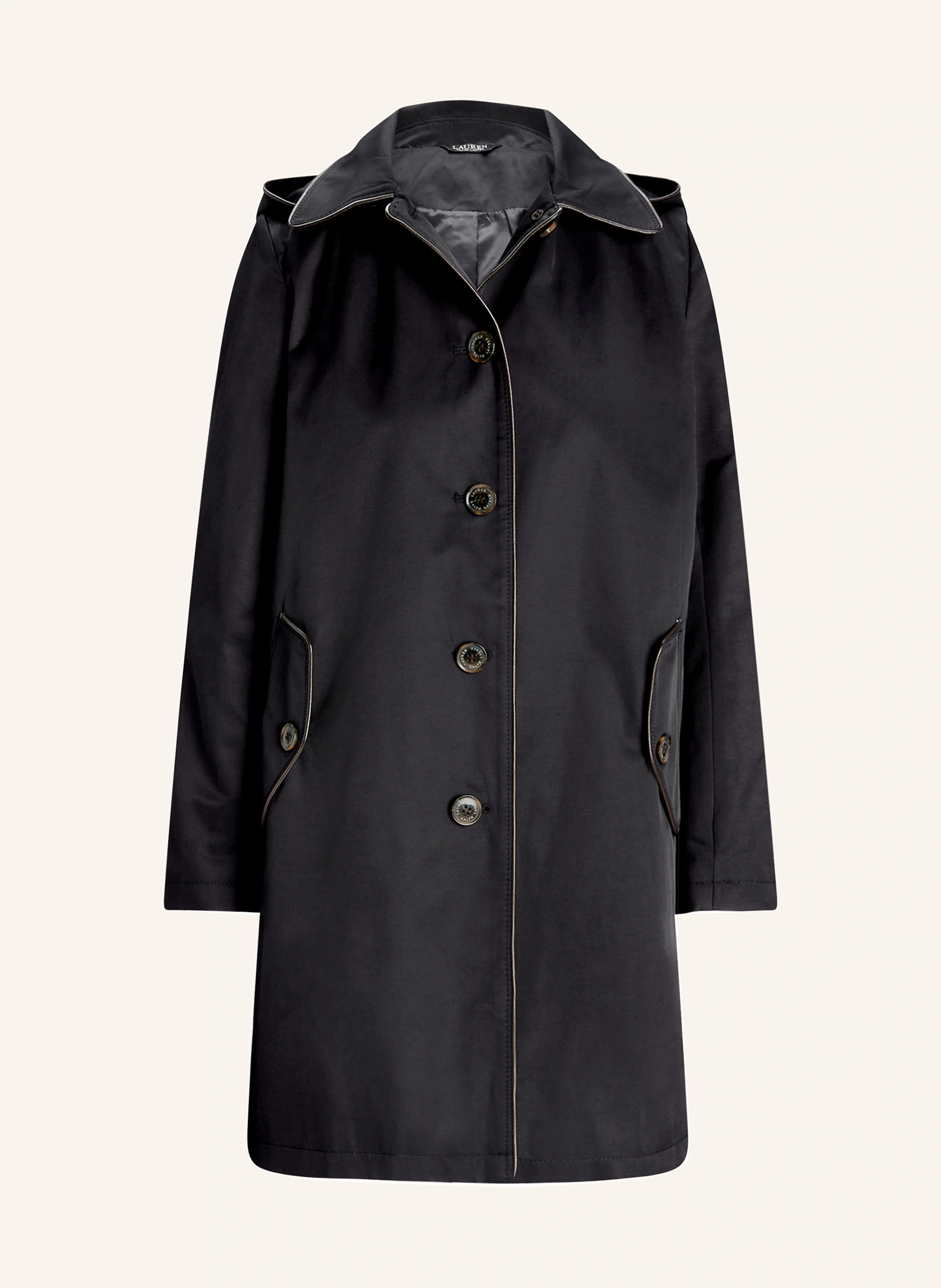 LAUREN RALPH LAUREN Mantel mit abnehmbarer Kapuze