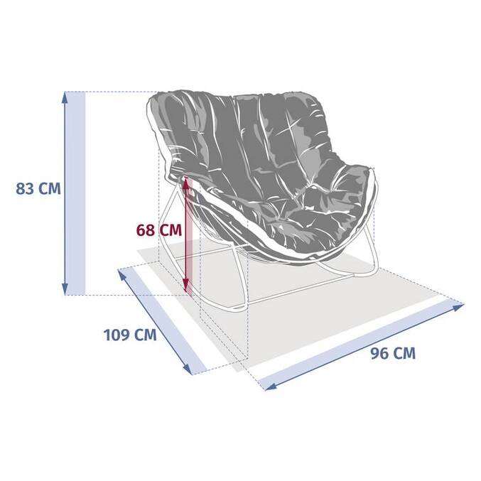 Fauteuil à bascule PAOPAO Vert Laurier