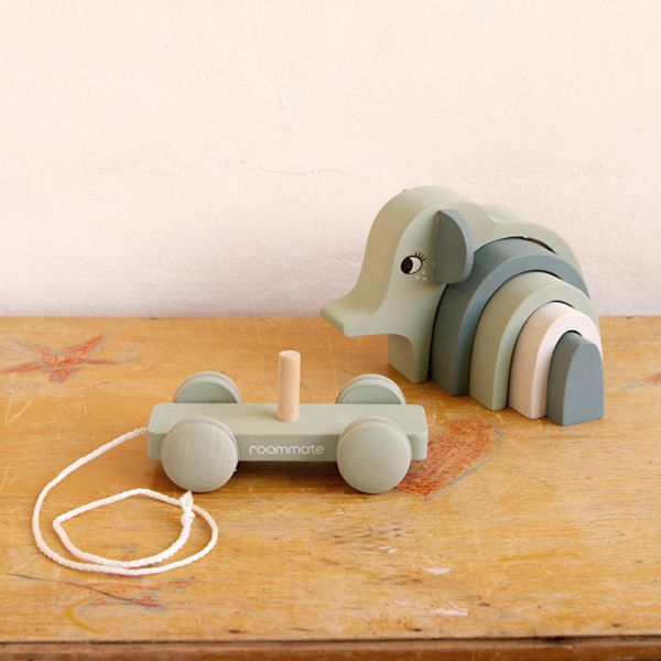 Roommate Elephant Houten Trekdier
