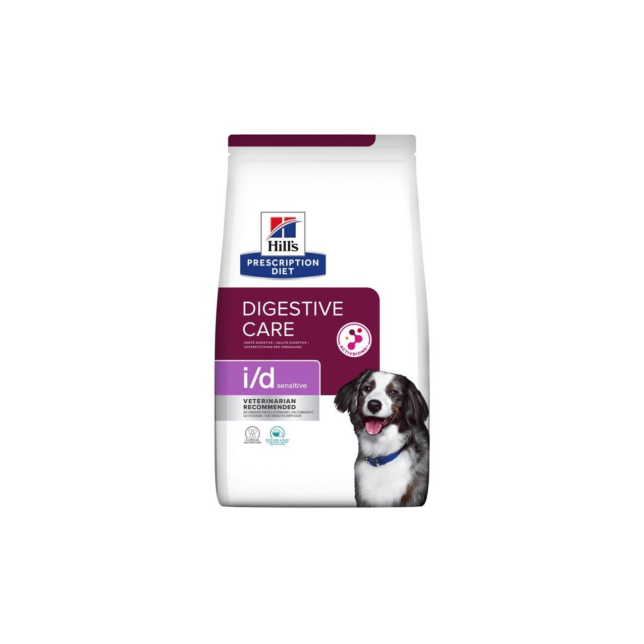 Hill's Prescription Diet i/d Sensitive Trockenfutter für Hunde, Adult, mit Ei und Reis zur Unterstützung der Verdauung 12 kg