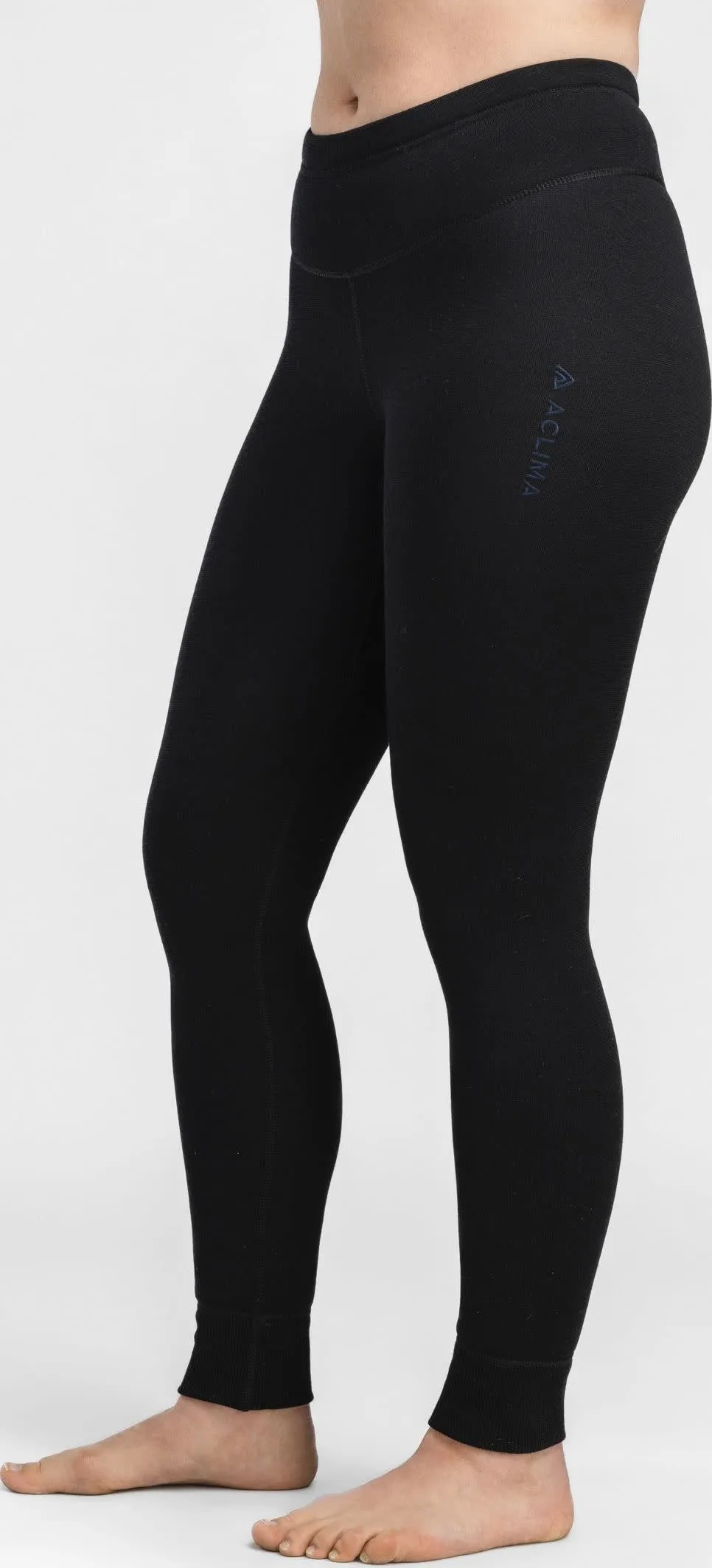 Aclima Womens's Fleecewool V2 Longs Jet Black