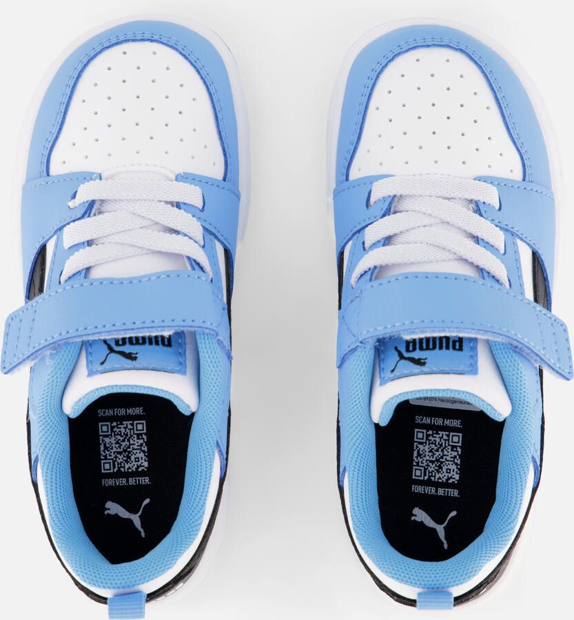 PUMA Rebound V6 Lo AC+ PS Unisex Sneakers Team Light Blue- Black- White