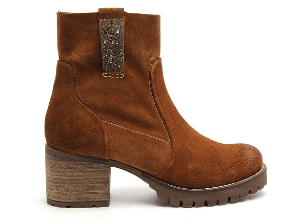 Minka boots bottine talons femme joan marron