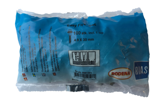 Bundskrue EasyFit D96 100 stk. 4,9 x 30 mm