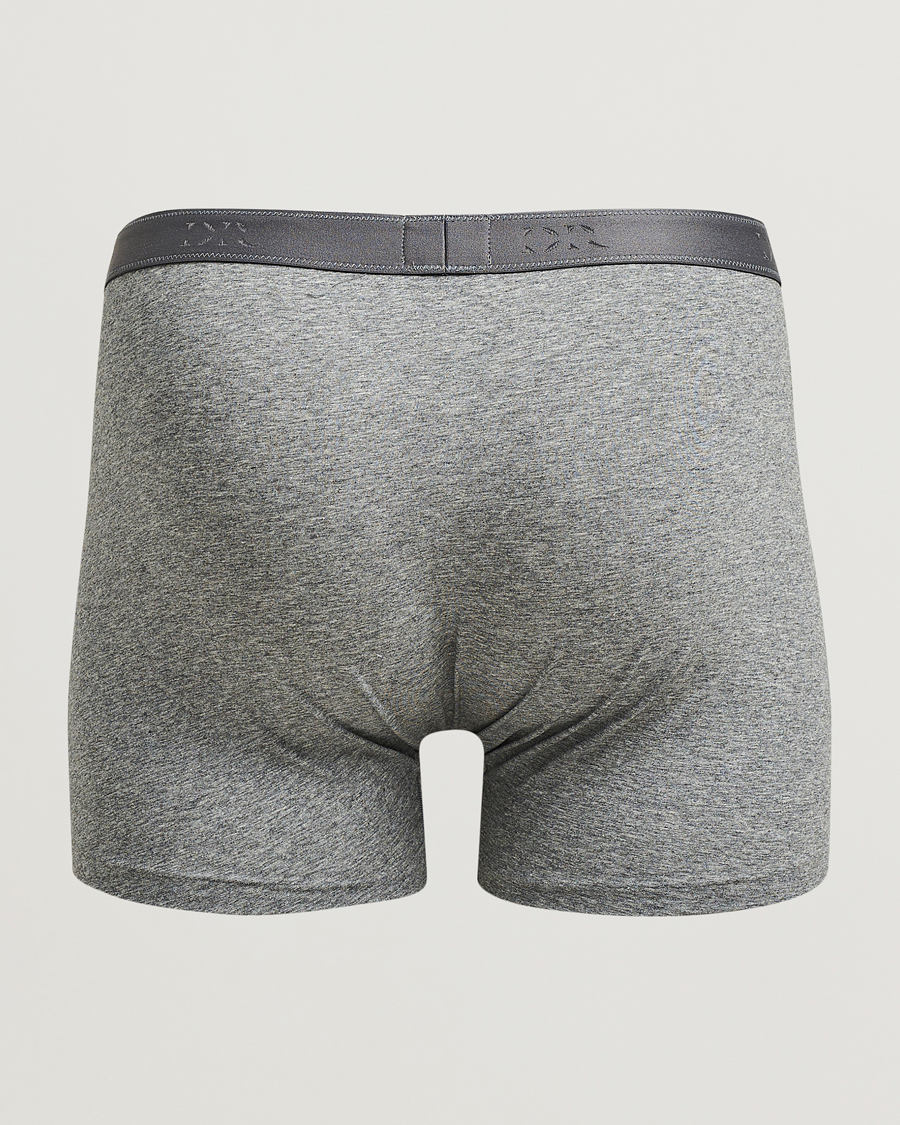 Derek Rose Pima Cotton Stretch Trunk Charcoal
