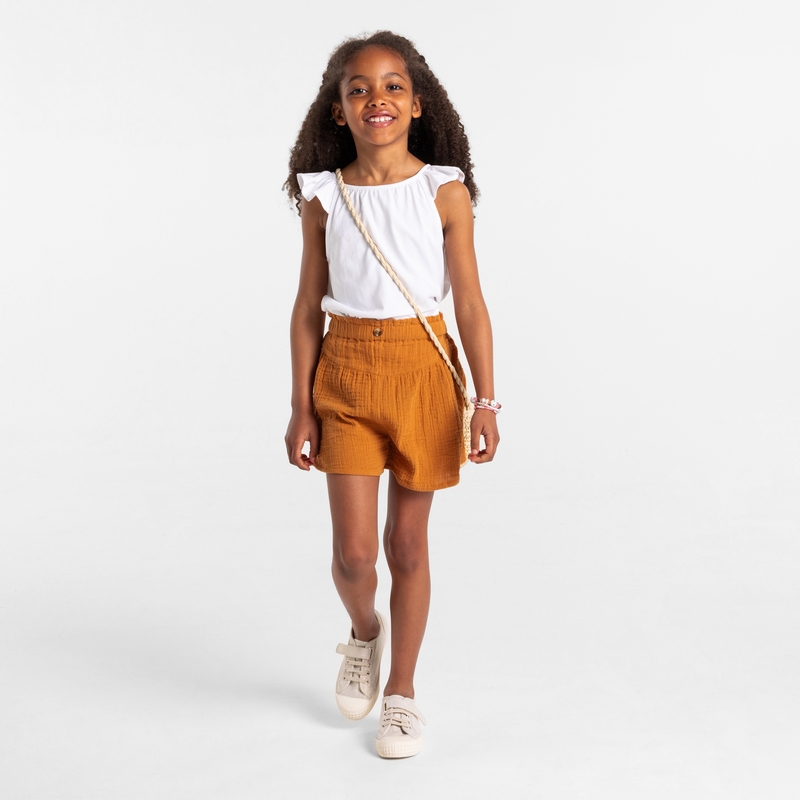 Débardeur uni (lot de 2) blanc fille