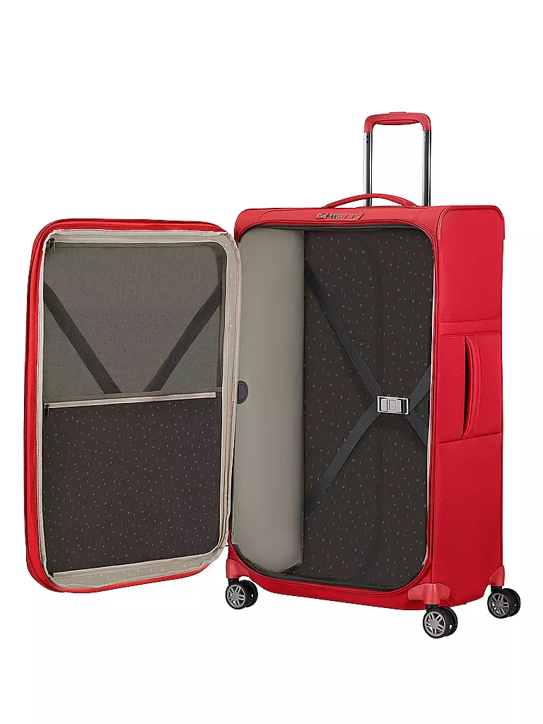 SAMSONITE Trolley Airea Spinner 78cm erweiterbar  Hibiscus Red rot