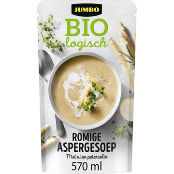 Jumbo Biologisch Romige Aspergesoep 570ML