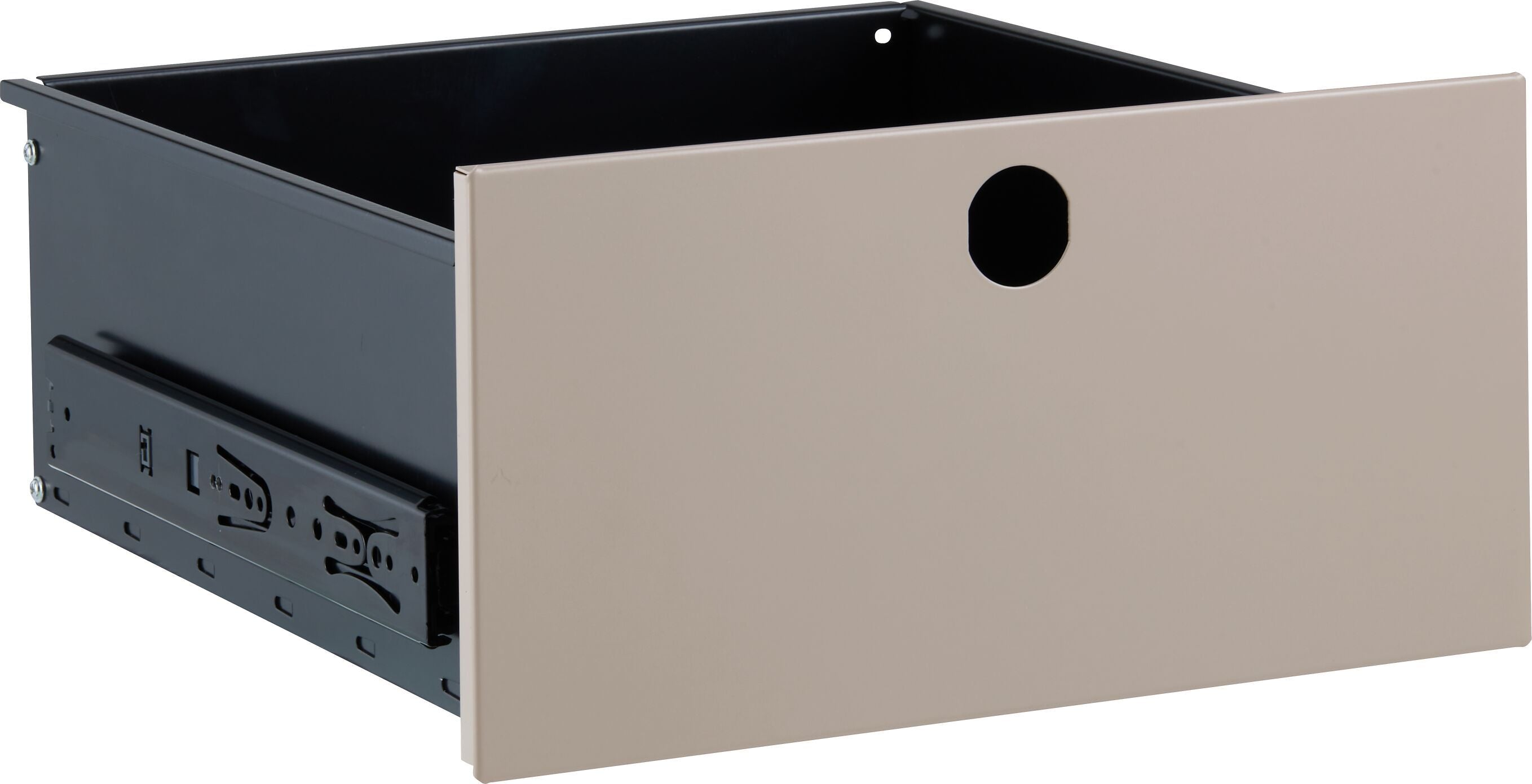 FLEXCUBE Schublade ohne Front - Schwarz / B: 37.0 cm x T: 19.0 cm