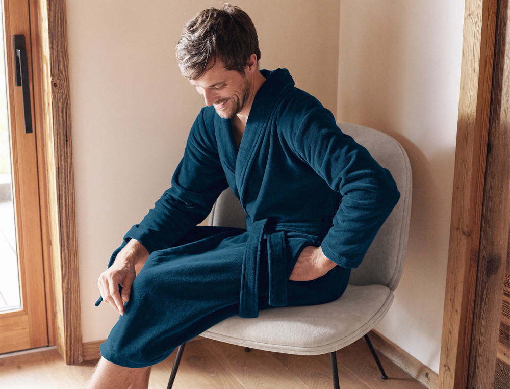 Peignoir homme-Velouté