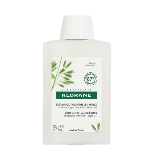Klorane Aveia BIO Champô Extras suave cabelo normal 200ml