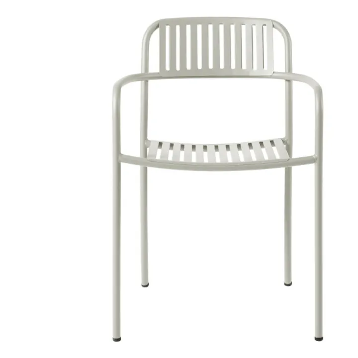 Tolix Chaise outdoor Patio en inox | Gris perle
