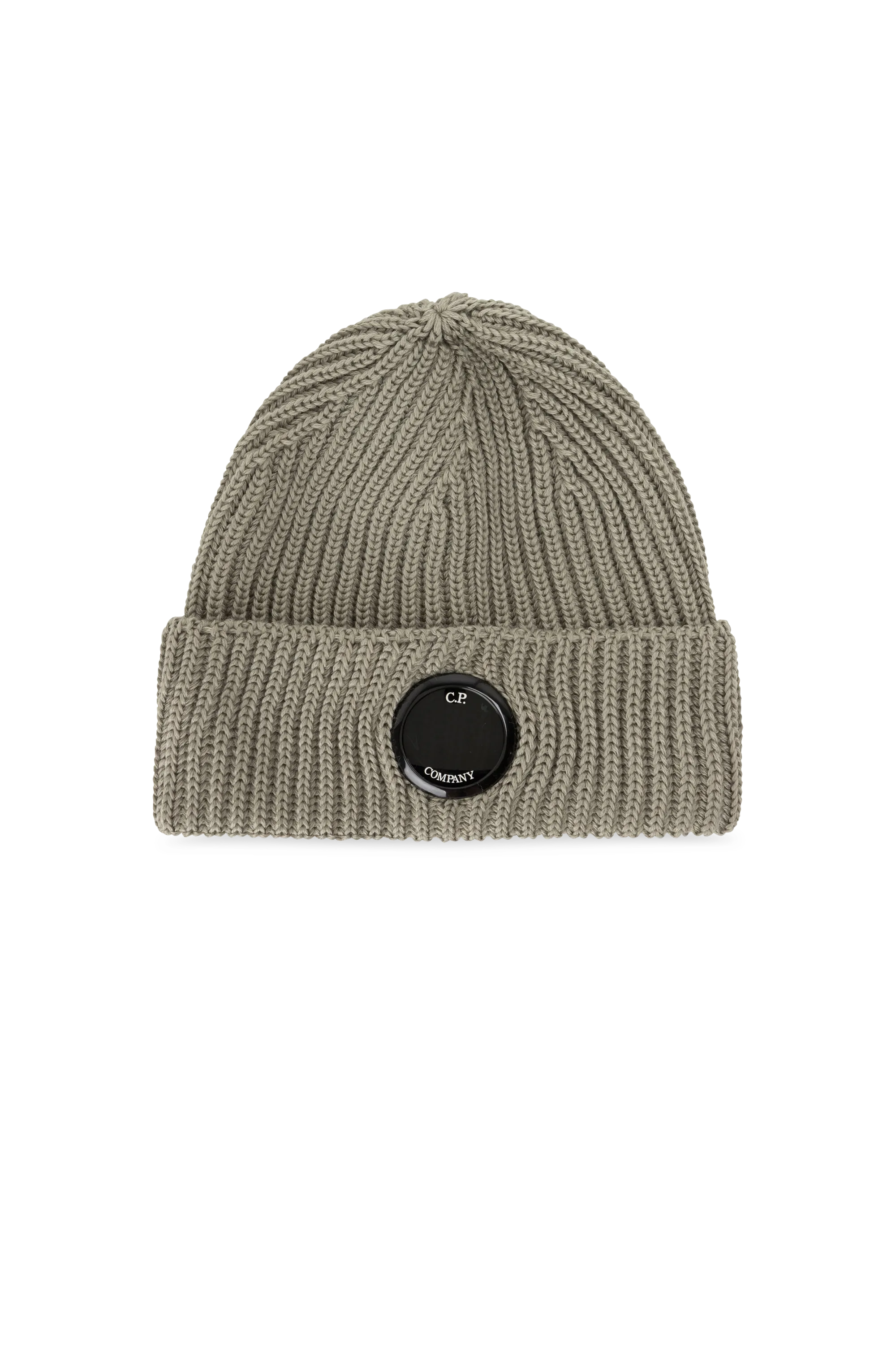 C.P. COMPANY Bonnets  EXTRAFINE MERINO WOOL LENS BEANIE Vert