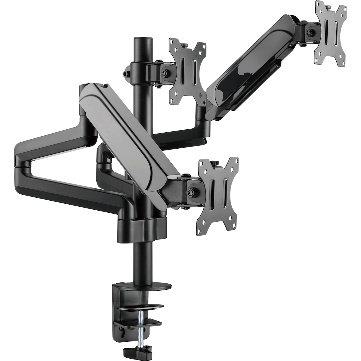 Essentials Triple Spring skjermarm (sort)